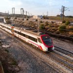 En un ferrocarril